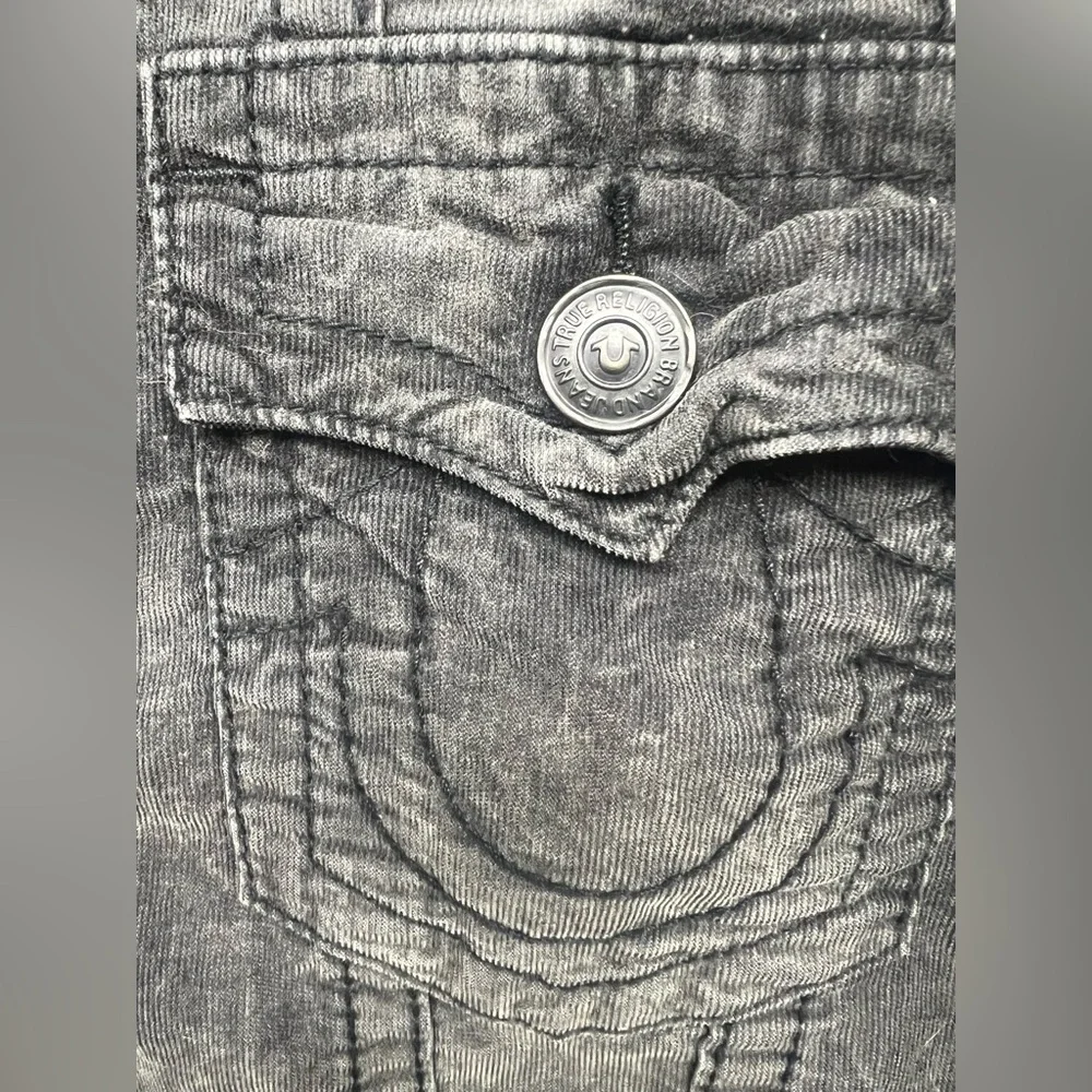 True‎ Religion- Men's Black Denim Jacket,Distressed/Worn/Wash, Size:Large, Jimmy